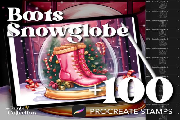 100 Procreate Boots Snowglobe Stamps: A Practical Guide to Elevating Your Winter Art