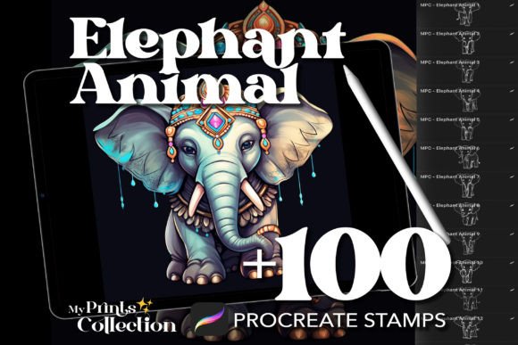 100 Procreate Elephant Animal Stamps: A Practical Guide for Digital Artists