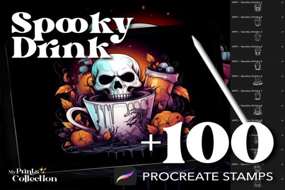 100 Procreate Spooky Drinks Stamps: A Practical Guide to Elevating Your Halloween Art