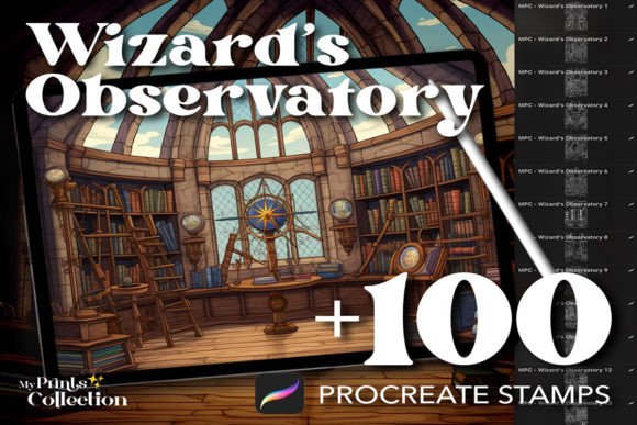 100 Procreate Wizard Observatory Stamps: A Practical Review