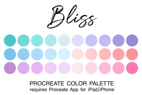 Bliss Procreate Color Palette: Streamlining Your Digital Art Workflow