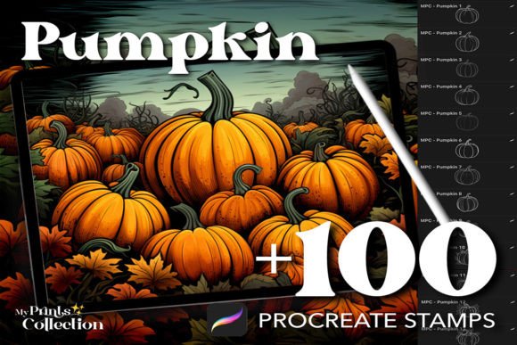 Embrace the Warmth of Autumn: A Comprehensive Guide to 100 Procreate Pumpkin Stamps