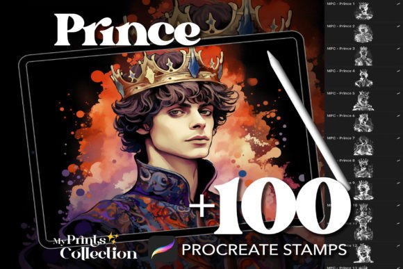 Evaluating the 100 Procreate Prince Stamps for Digital Illustration