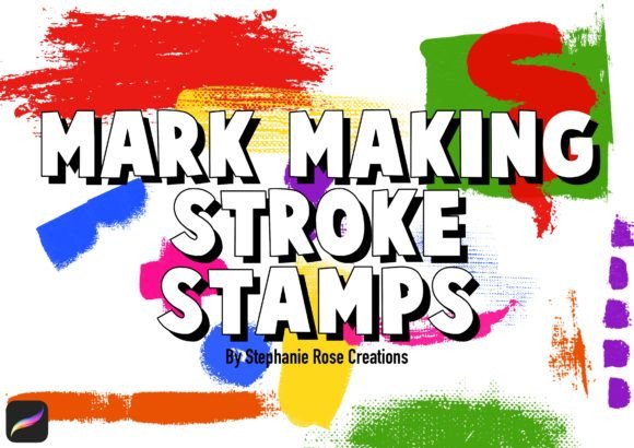 Mark Making Stroke Stamps for Procreate: A Practical Evaluation