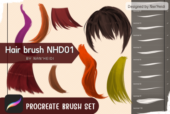 Mastering Digital Hair with the Hair Brush NHD 01 Nan Heidi