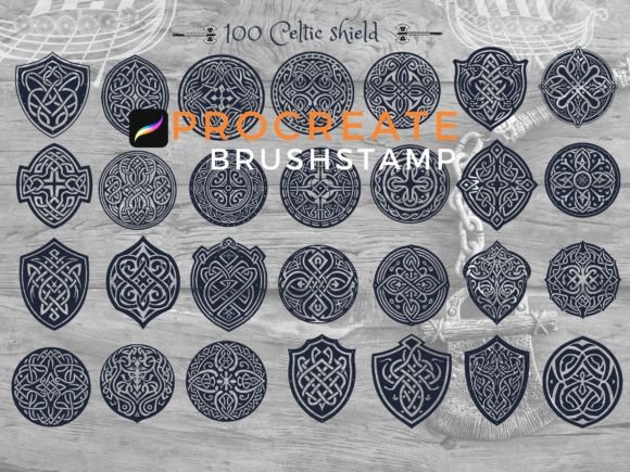 Mastering the 100 Celtic Shield Procreate Brush Stamp Collection