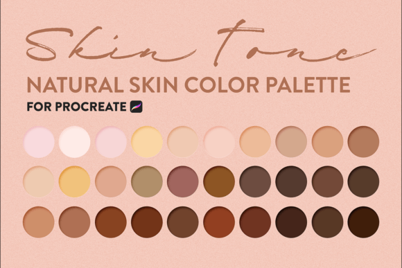 Natural Skin Tone Color Procreate