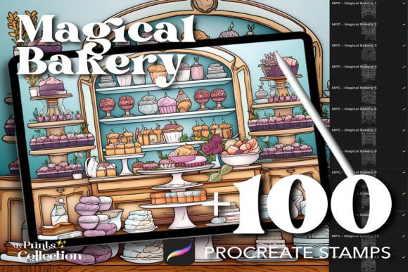 Unlocking Sweet Creativity: A Guide to 100 Procreate Magical Bakery Stamps